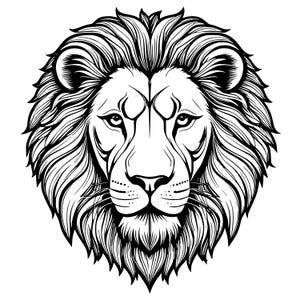 ライオンヘッド svg ファイル