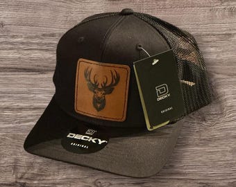 Trucker Hat with Deer patch Decky brand