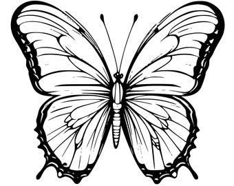 Butterfly svg jpg file for laser engraving
