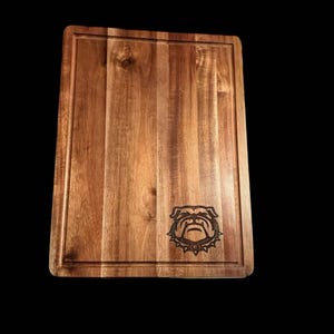 Bulldog cutting board large