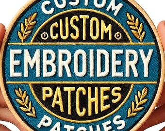 Custom Embroidered Patches for Hats shipped free