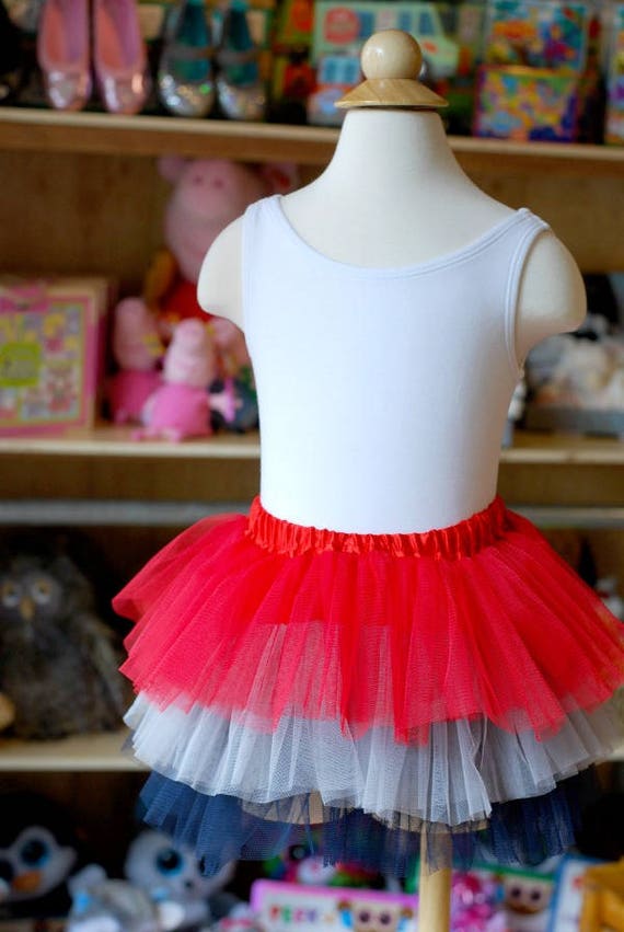 Red, Gray and Navy Blue Tutu Il_570xn