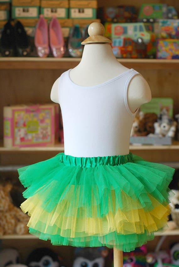 Green and Yellow Tutu Il_570xn