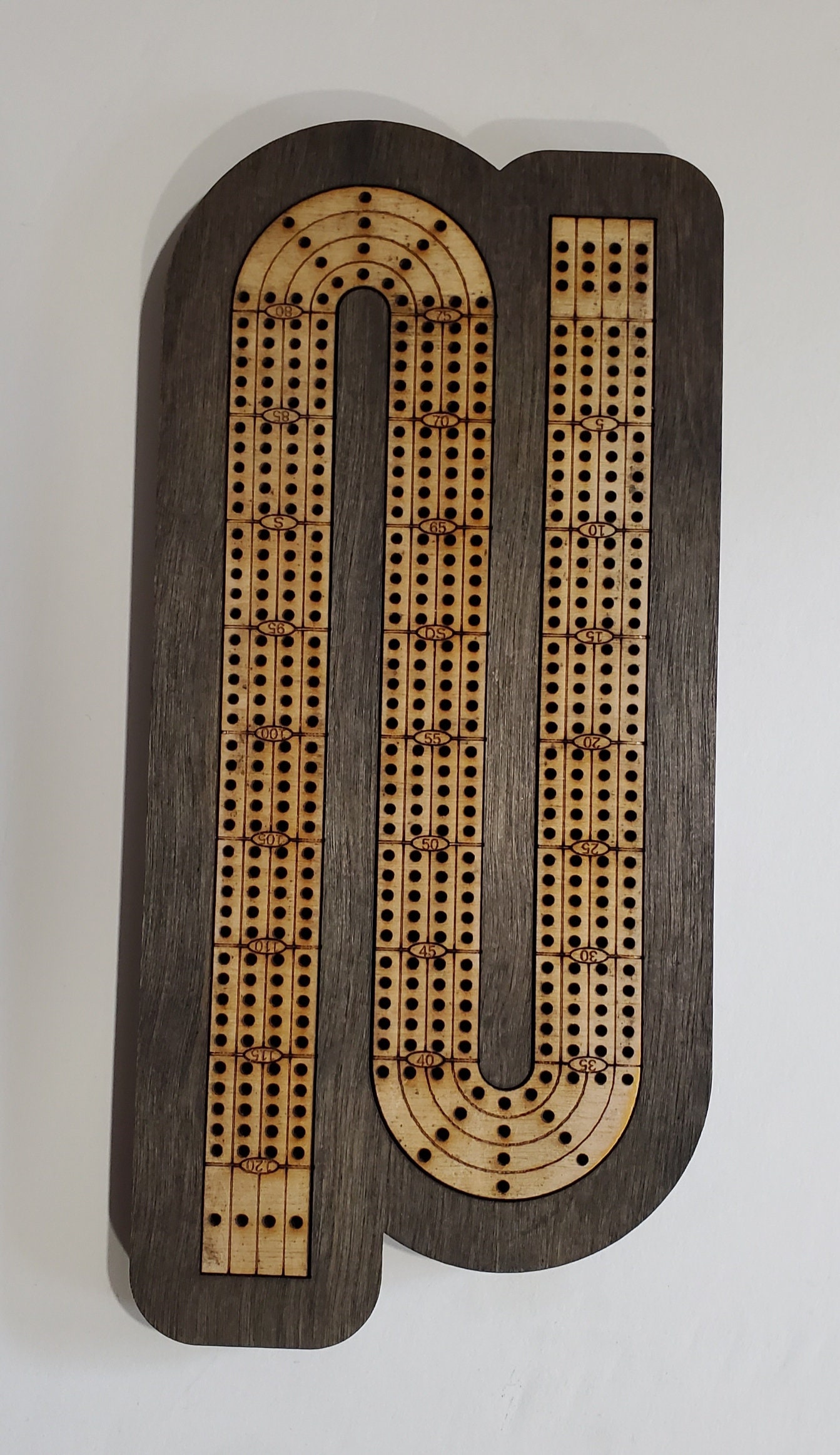 4 Track Cribbage Board Template 4 Track Cribbage Board Template