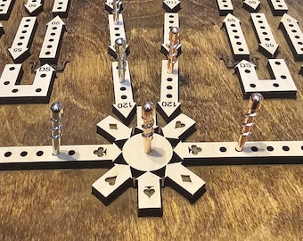 Arrow Track Cribbage Board - 2 Player