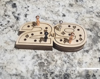 Magnetic Cribbage Peg Holder