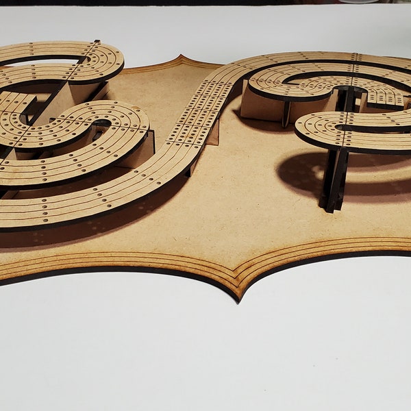 Laser Cut Cribbage Dxf Etsy