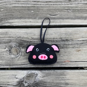 Felt Pig Ornament