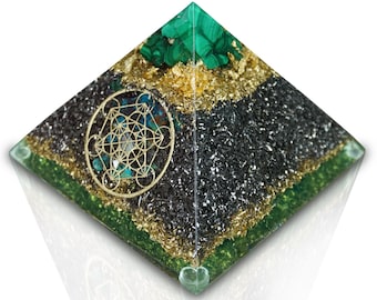 Orgonite® Orgone Cheops Pyramid METATRON CUBE  