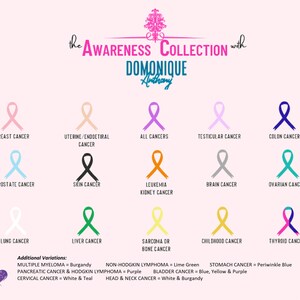 Cancer Awareness Bracelet, Cancer Warrior Bracelet, Fight Cancer, Cancer Survivor image 1