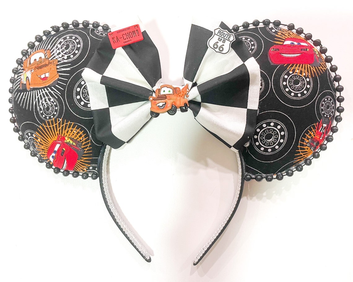 Pixar Cars Mouse Ears Etsy