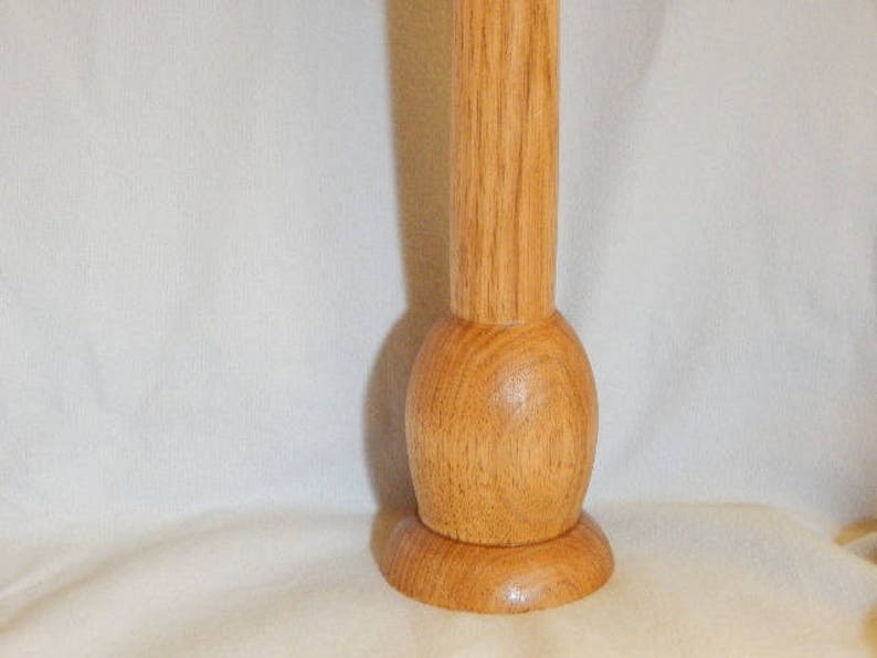 Flower vase, gift for her, wooden bud vase, flowervase hand turned from butternut wood, wooden bud vase with glass tube insert image 2