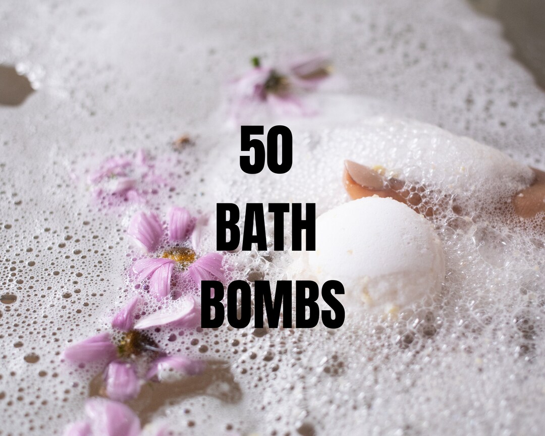 50 BATH BOMBS Weight 5oz Etsy Italia
