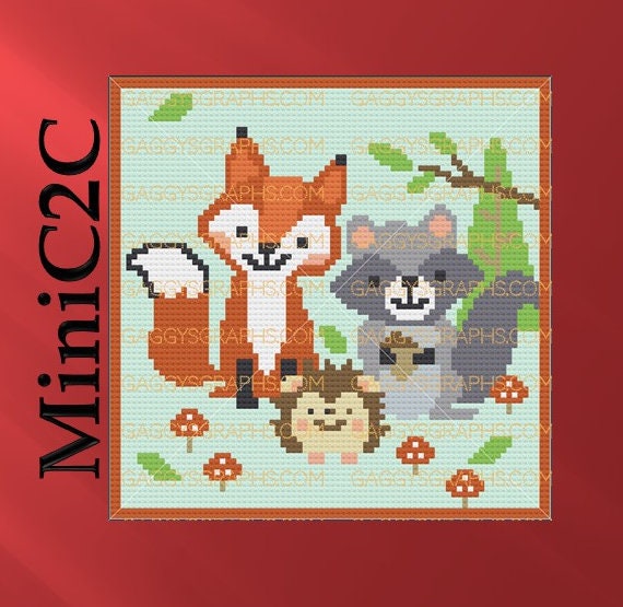Crochet Animal Rescue Splattered Paw 60x60 graph+written block coded ...