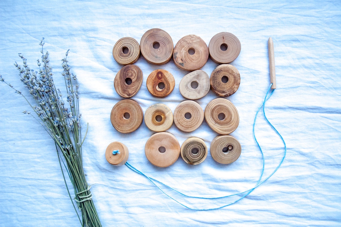 Waldorf Lacing Toy Waldorf Toy Wooden Toy Montessori Toy Etsy