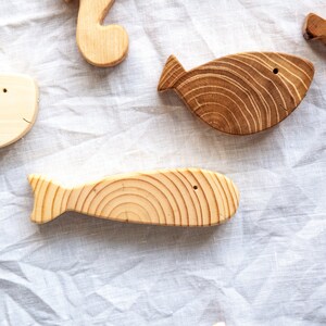 Wooden Toy Magnetic Fishing Game 8 fishes, Wooden Toy For Boy, Wooden Toy For Girl, Wooden Toys For Toddler, Montessori Toys, Baby Gift, 81 image 3