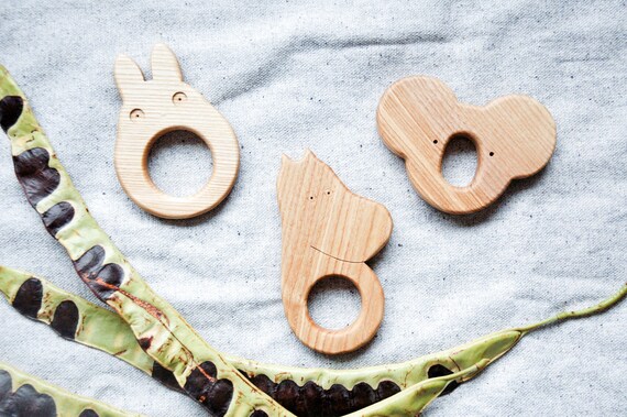 etsy wooden teether