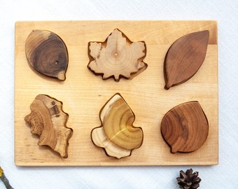 Baby christmas gift nature puzzle leaves, Leaf puzzle, Wooden puzzle Baby shower gift, Puzzle board, Wooden puzzle for kids, Montessori Baby