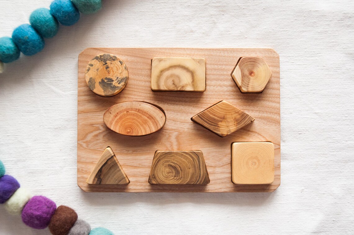 Wooden Puzzle Toddler Puzzle Baby Puzzle with knobs Etsy