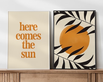 Here Comes the Sun Printable Poster Collection