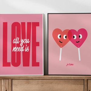All You Need is Love Printable Poster Collection