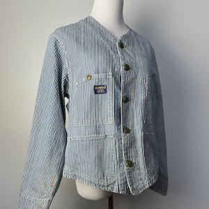 Vintage 50's -60's Denim Jacket/sanforized Engineer Chore