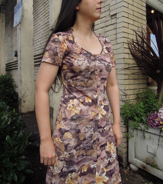 neutral color maxi dress