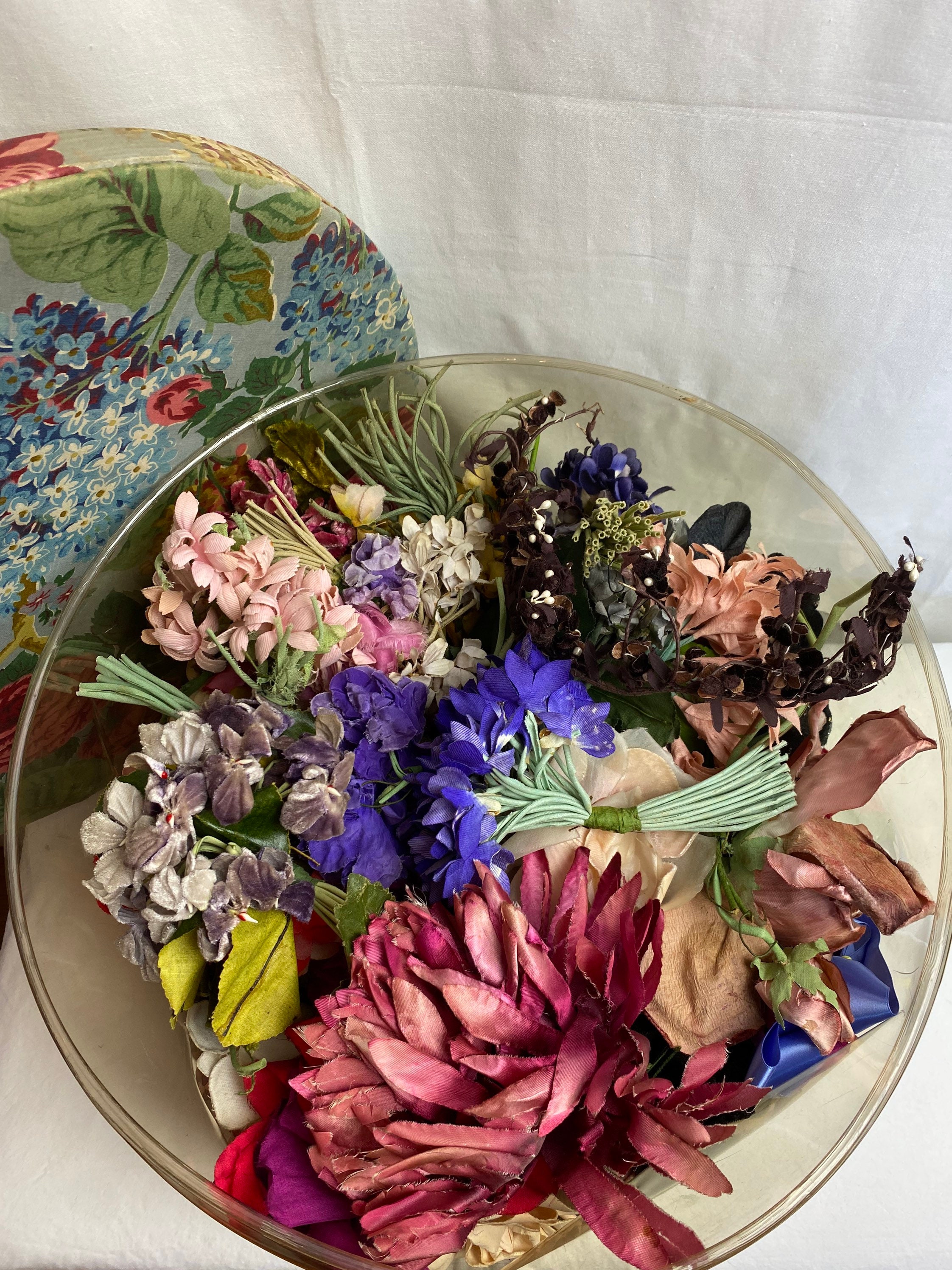 Vintage Millinery Flowers Floral Adornment Sewing Hats Hair Etsy