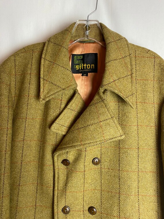 Yellow cheap peacoat mens