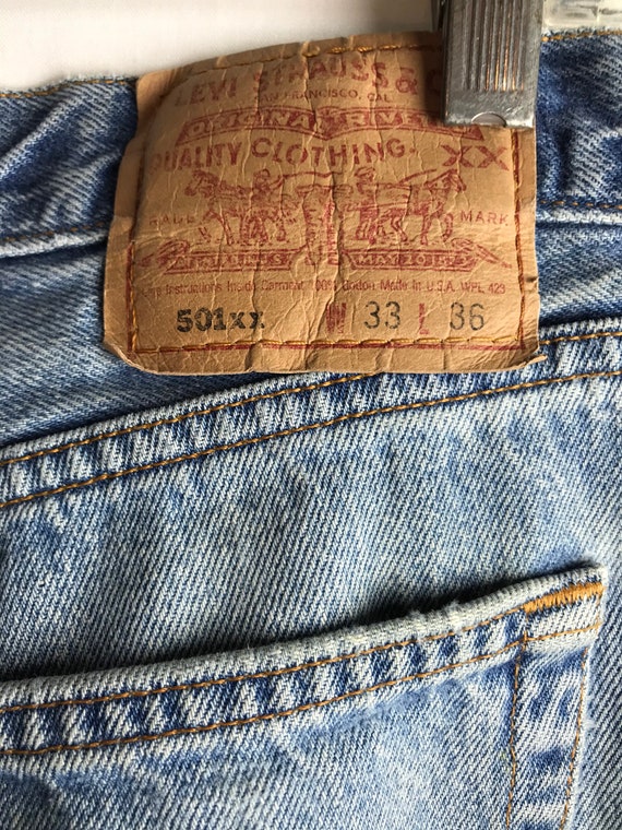 Vintage Levi’s 501 xx ~ 1980’s distressed 80’s -9… - image 3