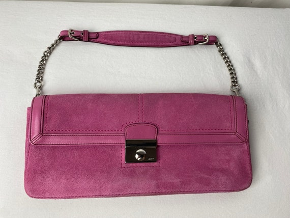 Phase Eight Suede Clutch Bag, Pink at John Lewis & Partners