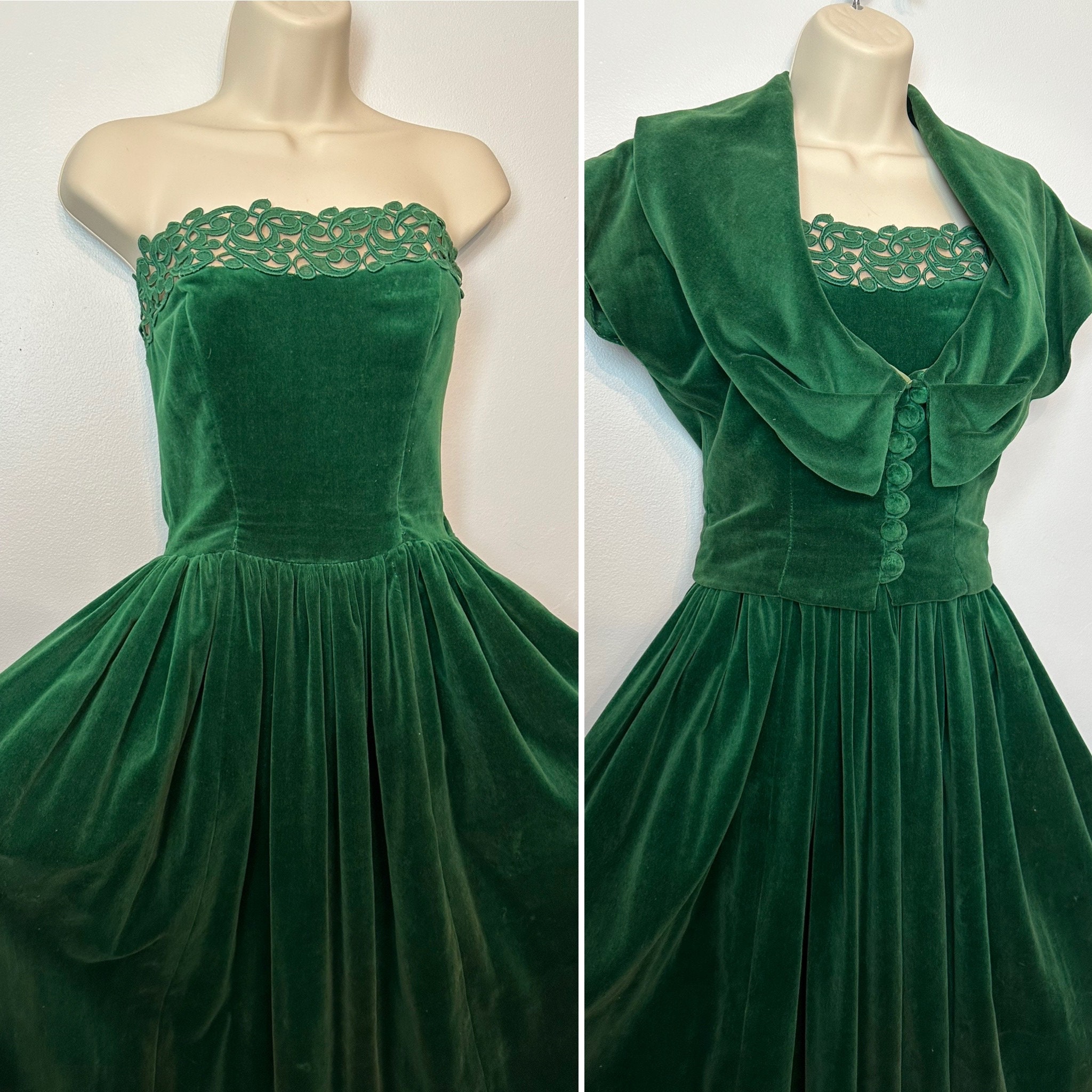 green emerald velvet dress Meghan Velvet Wrap Maxi Dress main image 1