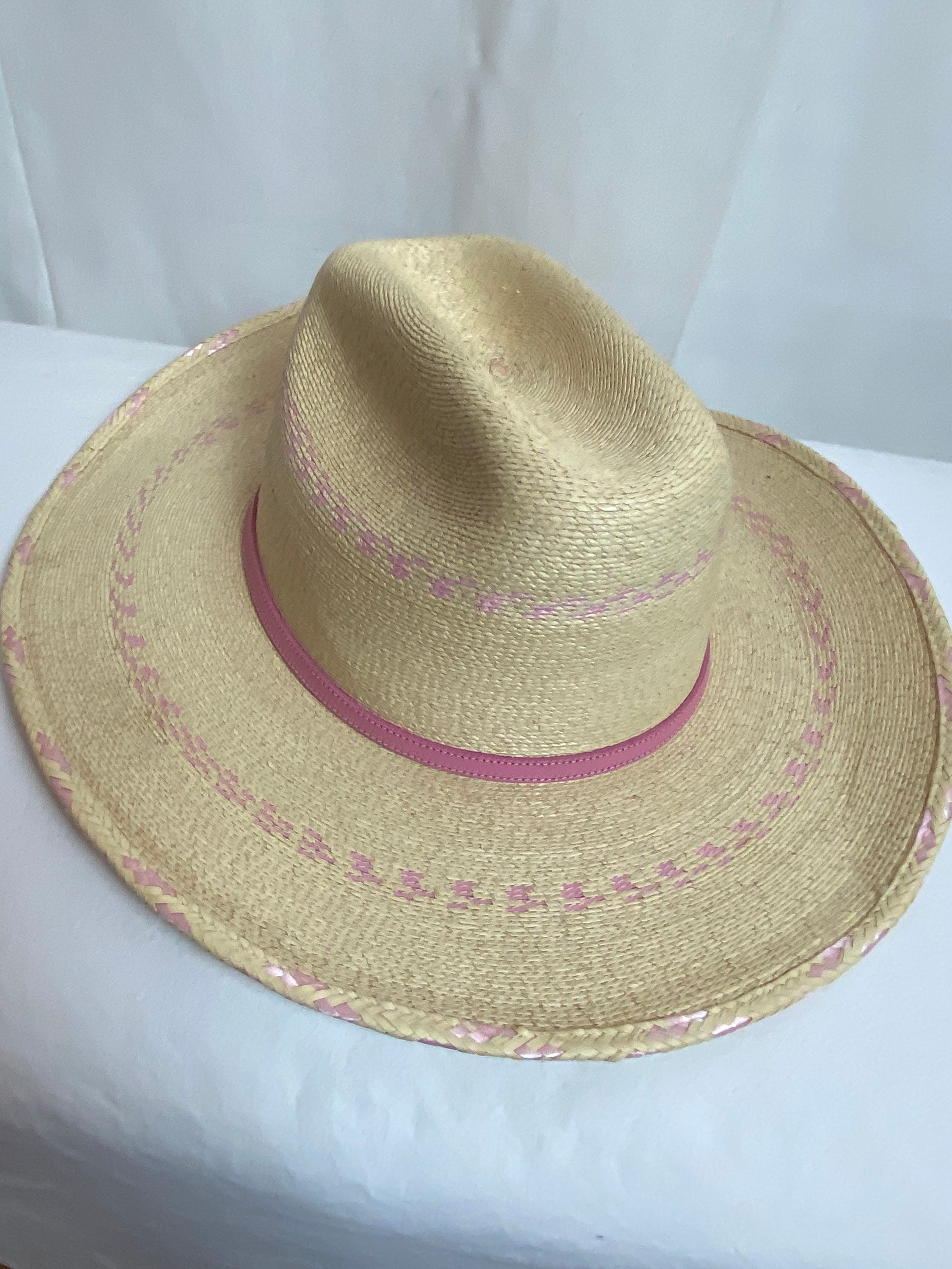 Set of 2 70s Cowboy Hat Disco with Bandanna Western Shiny Hat