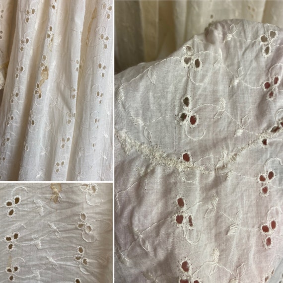 70’s boho wedding gown cotton lace Gunne sax styl… - image 10