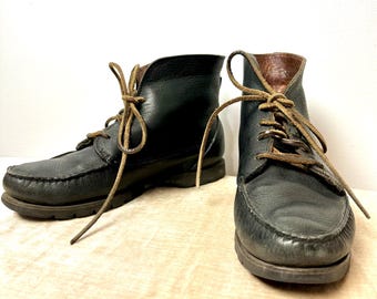 Vintage 90s Timberland Hiking Boots Genuine Leather Size 7.5M - Etsy