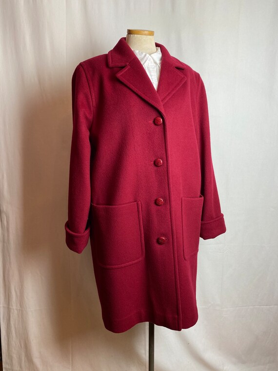 Pendleton red top wool coat