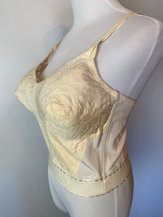 Vintage 1950’s bullet bra~ 40 C cotton deadstock … - image 2