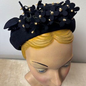 1940 Pillbox Fascinator - Etsy display picture 1