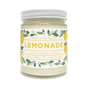 Lemonade - Scented Soy Candle