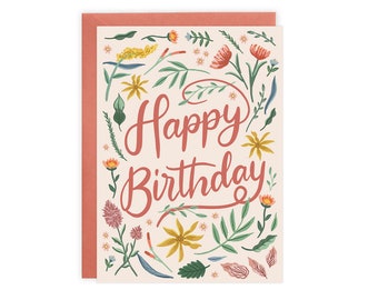 Wildflower - Birthday Card