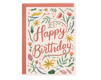 Wildflower - Birthday Card
