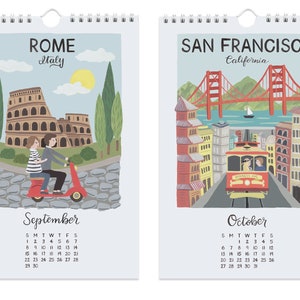 City Love Mini Calendar 2024 size 6x9 image 6