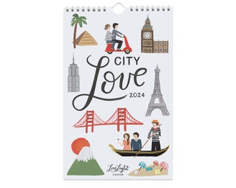 City Love - Mini Calendar 2024 (size 6x9)