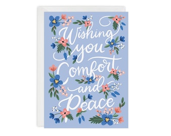 Comfort and Peace - Sympathy Card