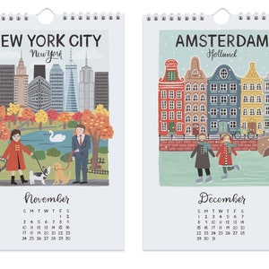 City Love Mini Calendar 2024 size 6x9 image 7