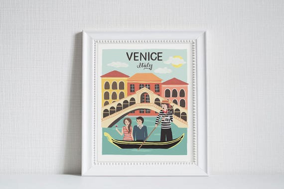 Venice (City Love) - Art Print (8x10)