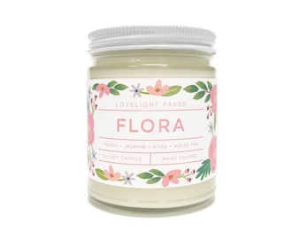 Flora - Scented Soy Candle