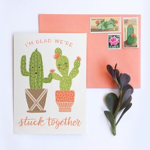 Stuck Together Cactus Card image 5