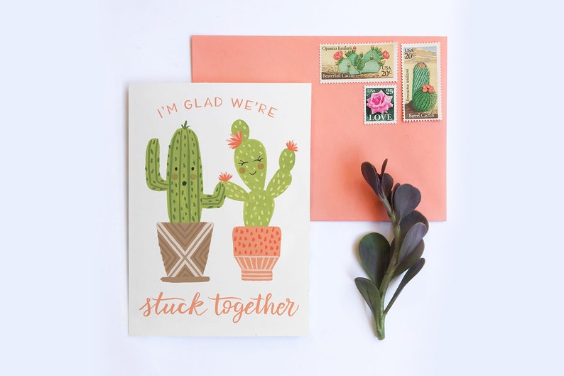 Stuck Together Cactus Card image 5