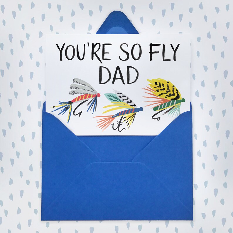 Fly Dad You're so Fly, Dad - Card - Etsy